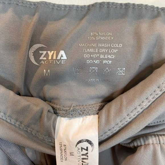 Zyia Active Ascend Joggers Pants Gray Size Medium Athleisure Loungewear - Picture 3 of 5